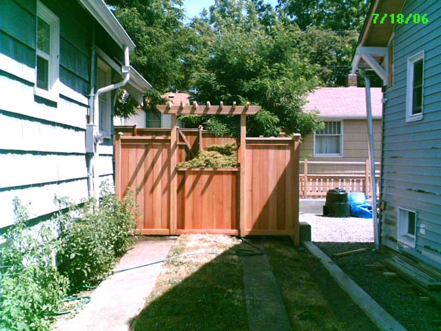 Cedar: Trellis | West Seattle Fence